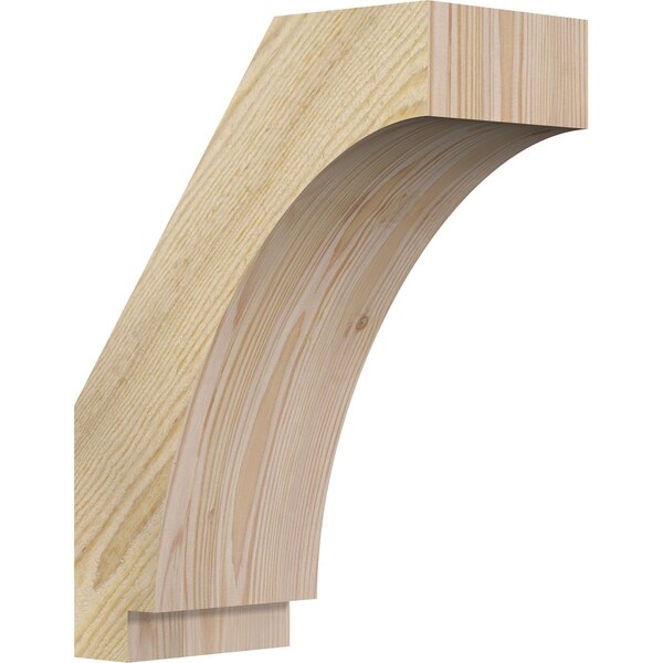 Ekena Millwork 6"W x 12"D x 16"H Imperial Rough Sawn Knee Brace, Douglas Fir BRC06X12X16IMP00RDF - main
